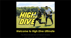 Desktop Screenshot of highdiveultimate.com
