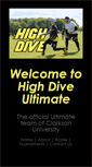 Mobile Screenshot of highdiveultimate.com